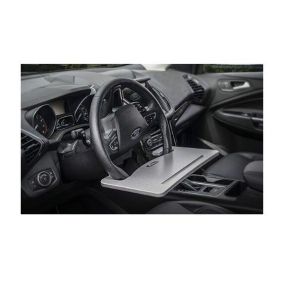 AUTOEXEC The Wheelmate Mobile Tabletop, Car Desk, Steering Wheel Tray, Grey - Picture 14 of 16